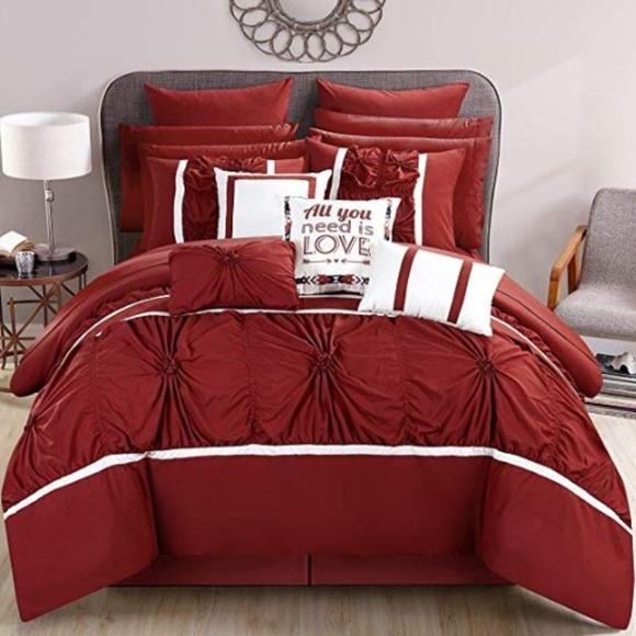 Chic Home Design Bedding Ashville Queen Comforter Set Poshmark